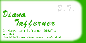 diana tafferner business card